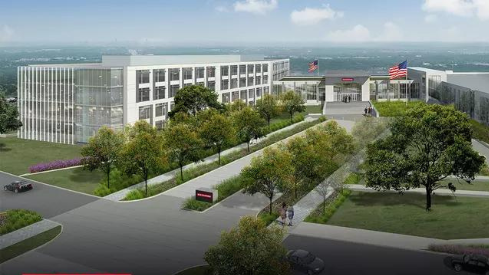Artist rendering of BAE's Texas facility.