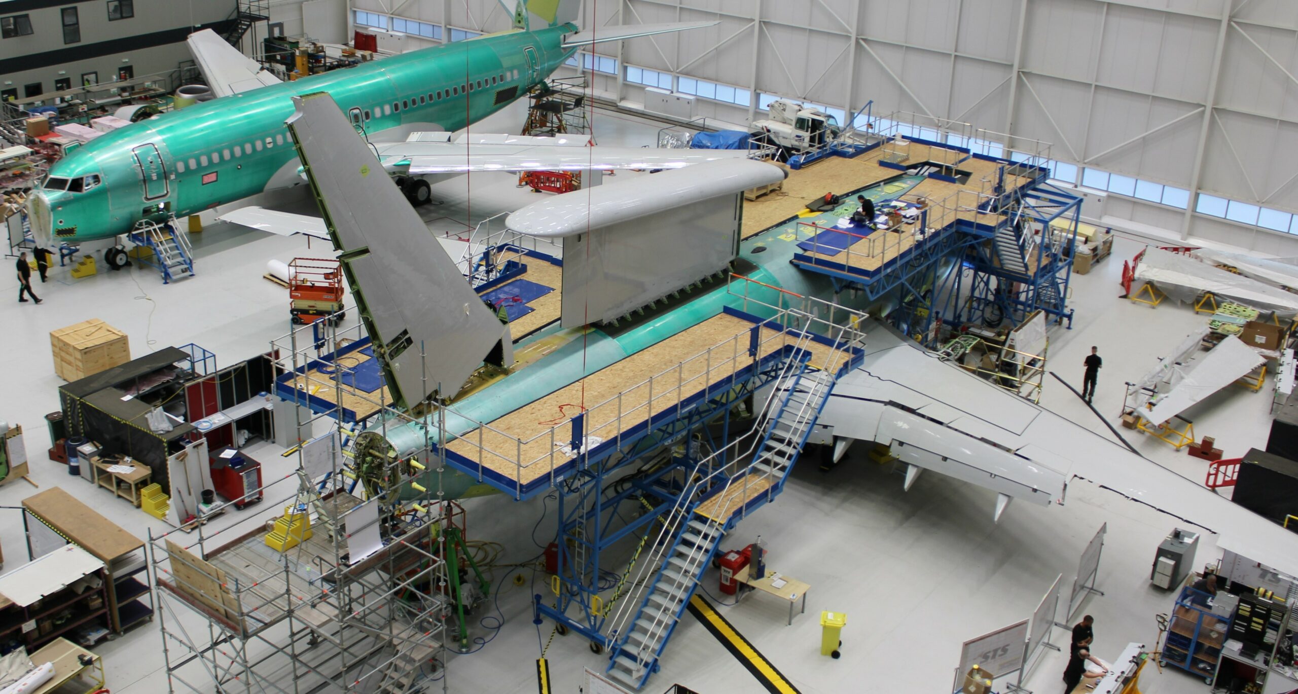 Wedgetail AEW1 (E-7A) construction at Birmingham.
