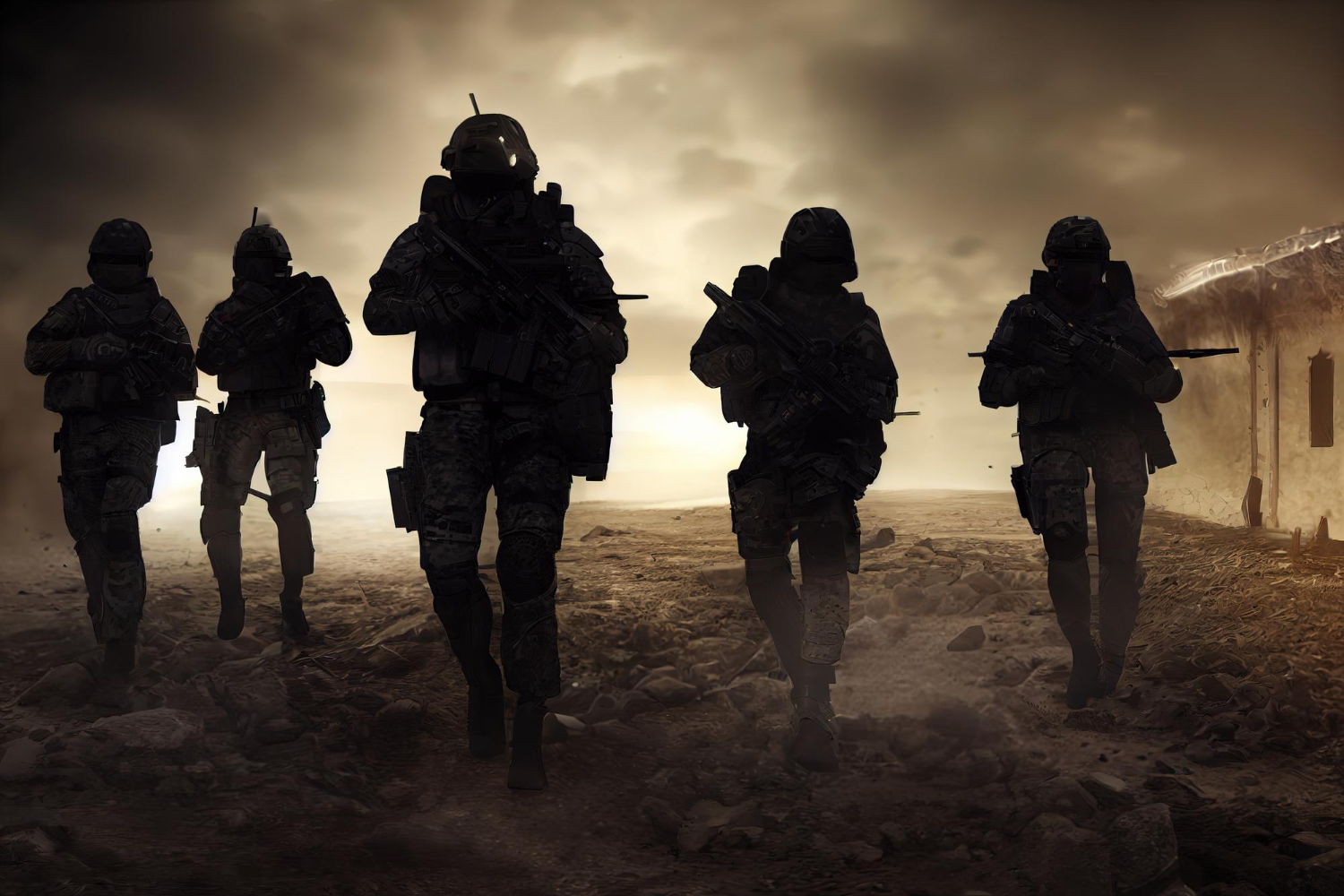Futuristic army suits