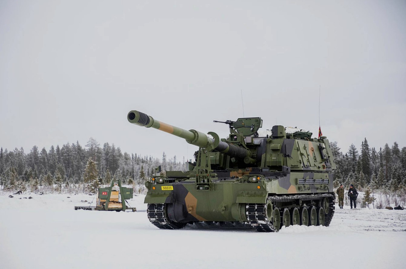 K9 Vidar self-propelled howitzer