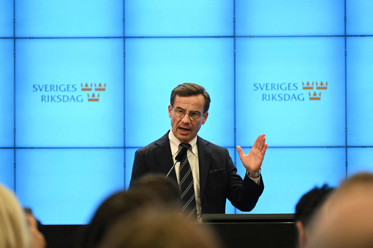 Sweden's Prime Minister Ulf Kristersson