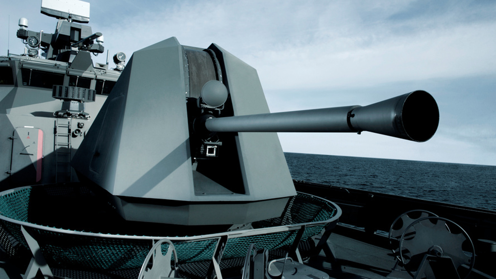 57mm Naval Gun System.