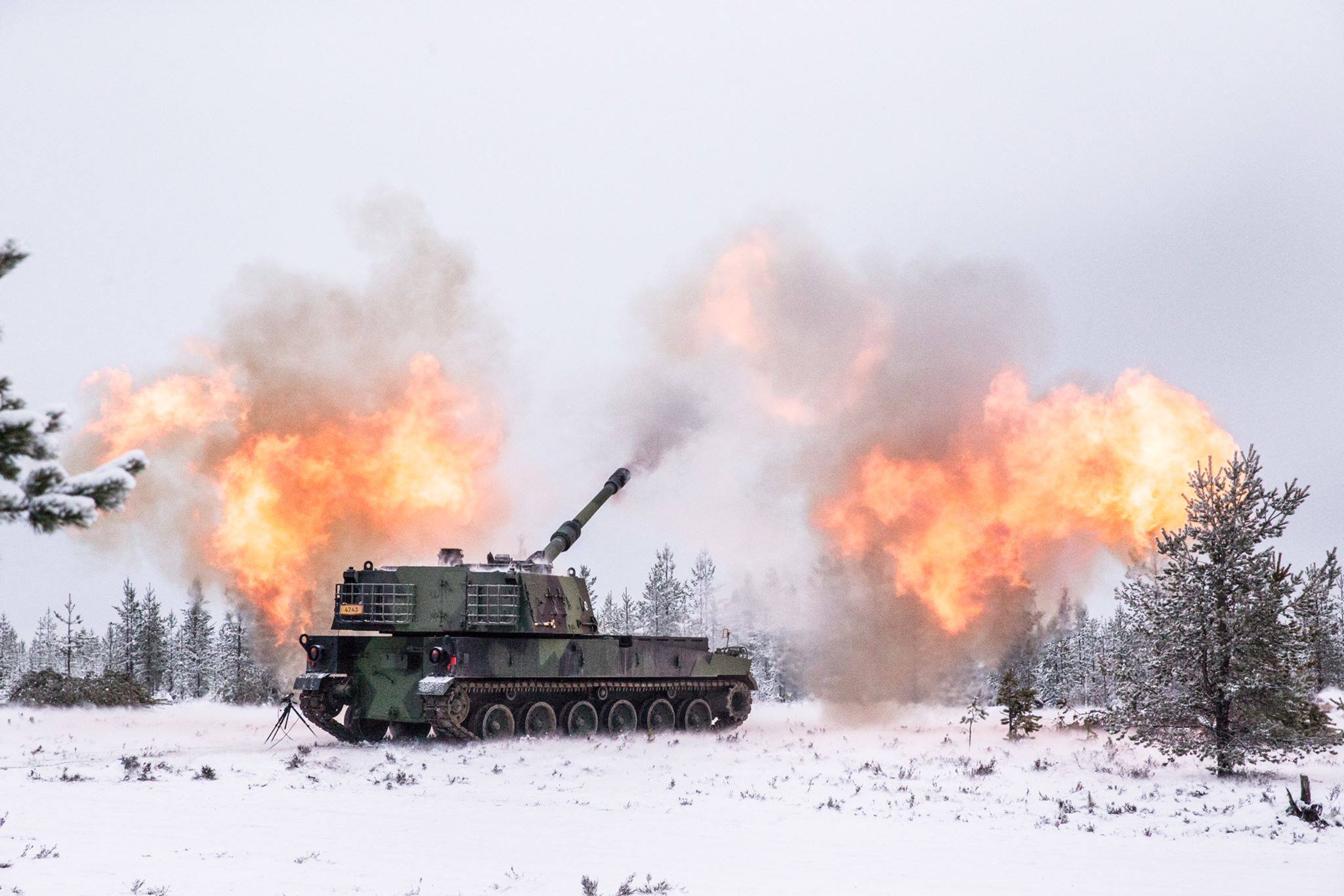 Finland's K9 howitzer