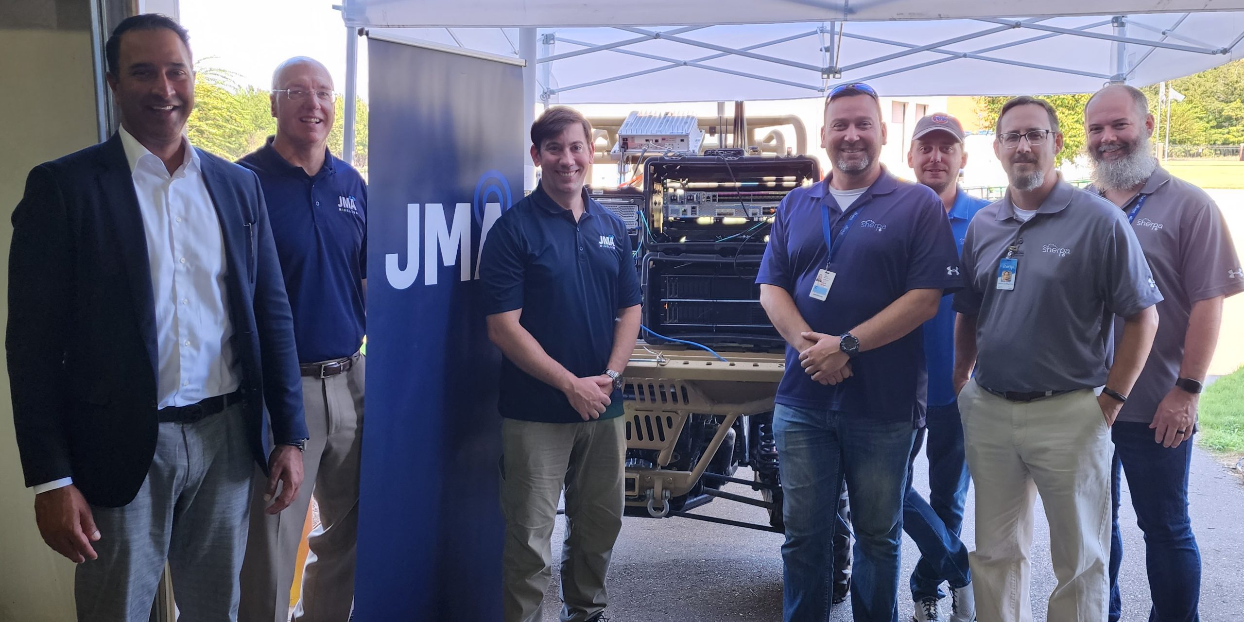 Sherpa 6 and JMA experts demonstrate 5G Standalone Wireless Network for US Army.