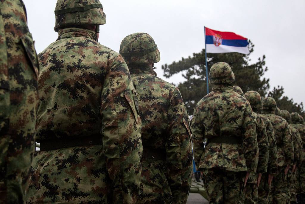 Serbian soldiers