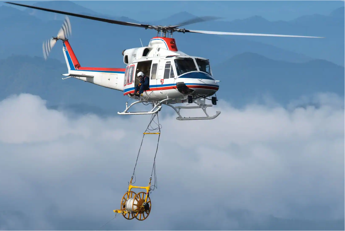 Subaru Bell 412 helicopter