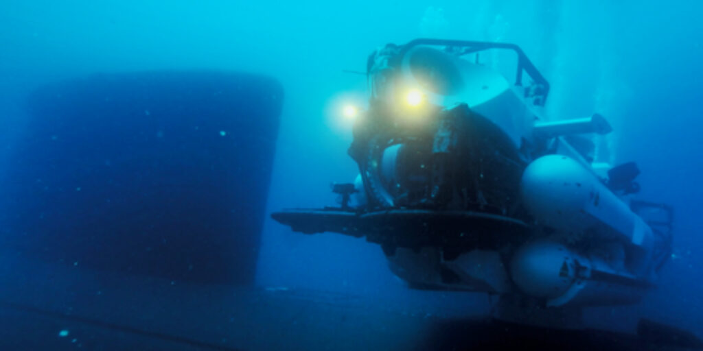 Submarine rescue mission.