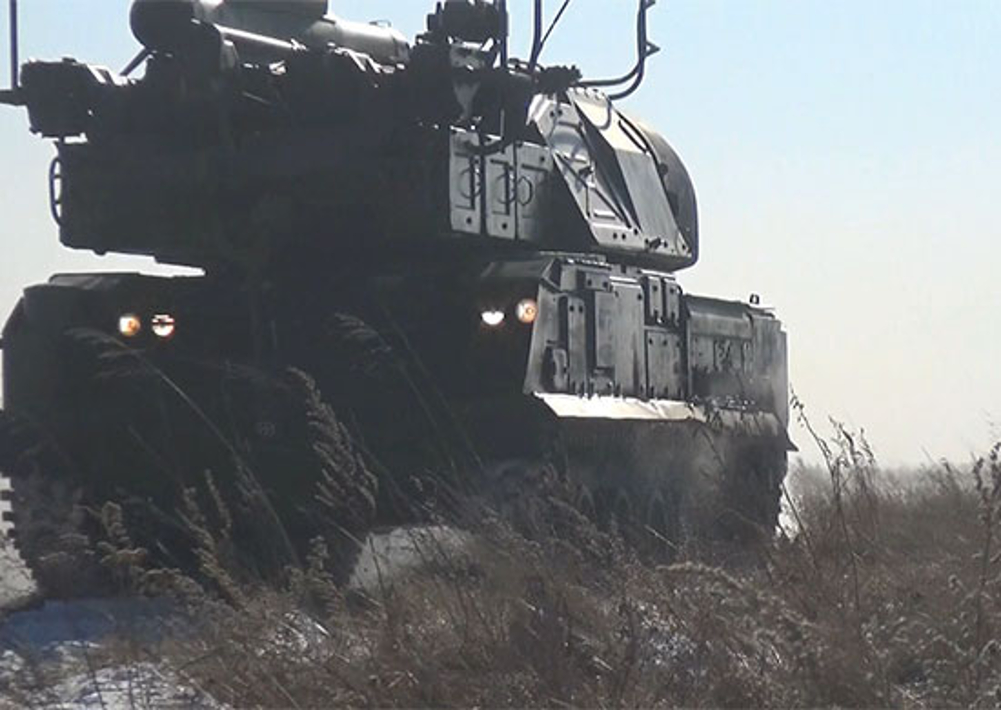 Buk anti-aircraft missile system.