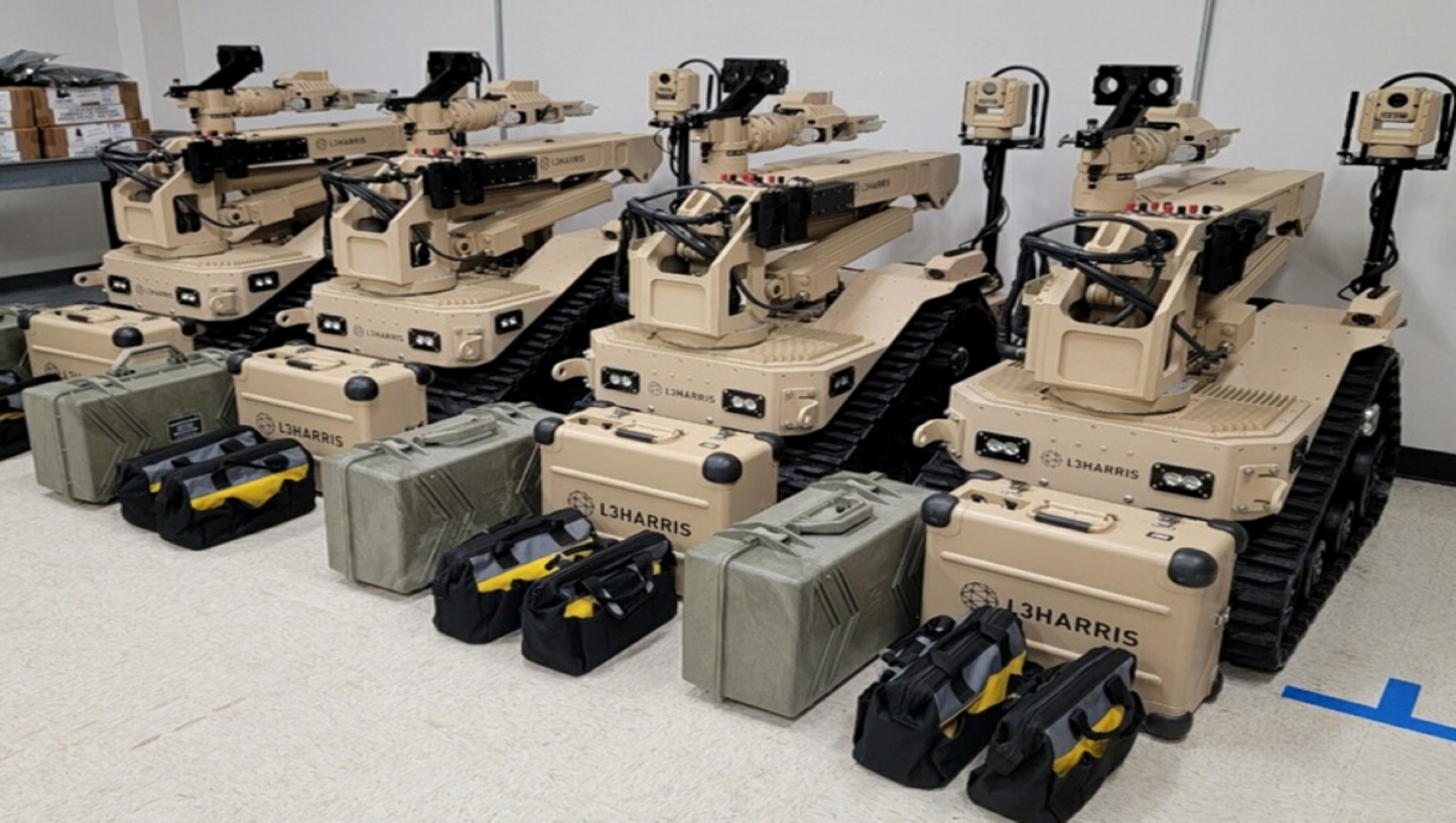 T7 ground drones. Photo: L3Harris