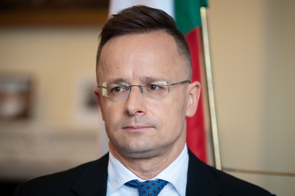 Hungary's Foreign Minister Peter Szijjarto
