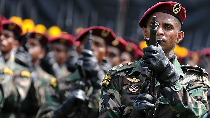 Sri Lankan soldiers