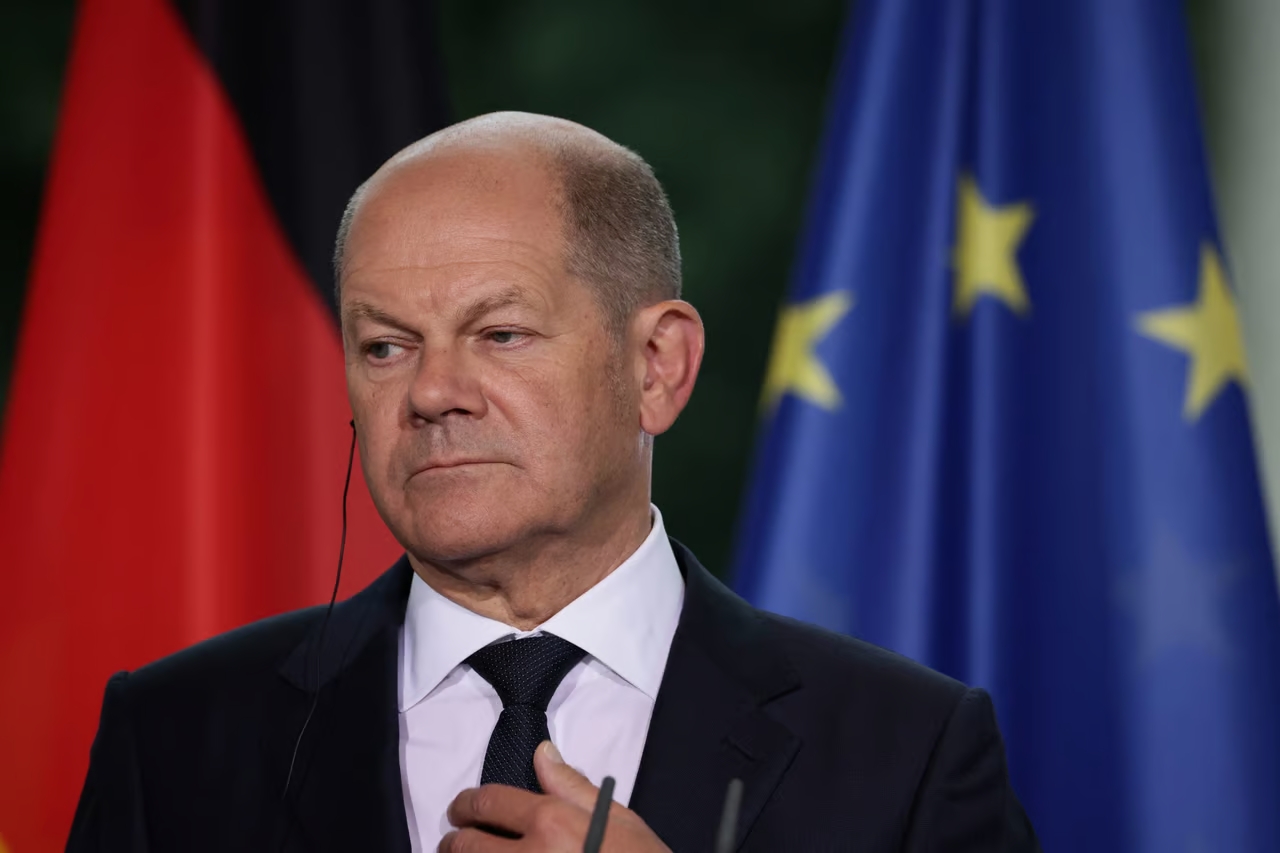 German Chancellor Olaf Scholz