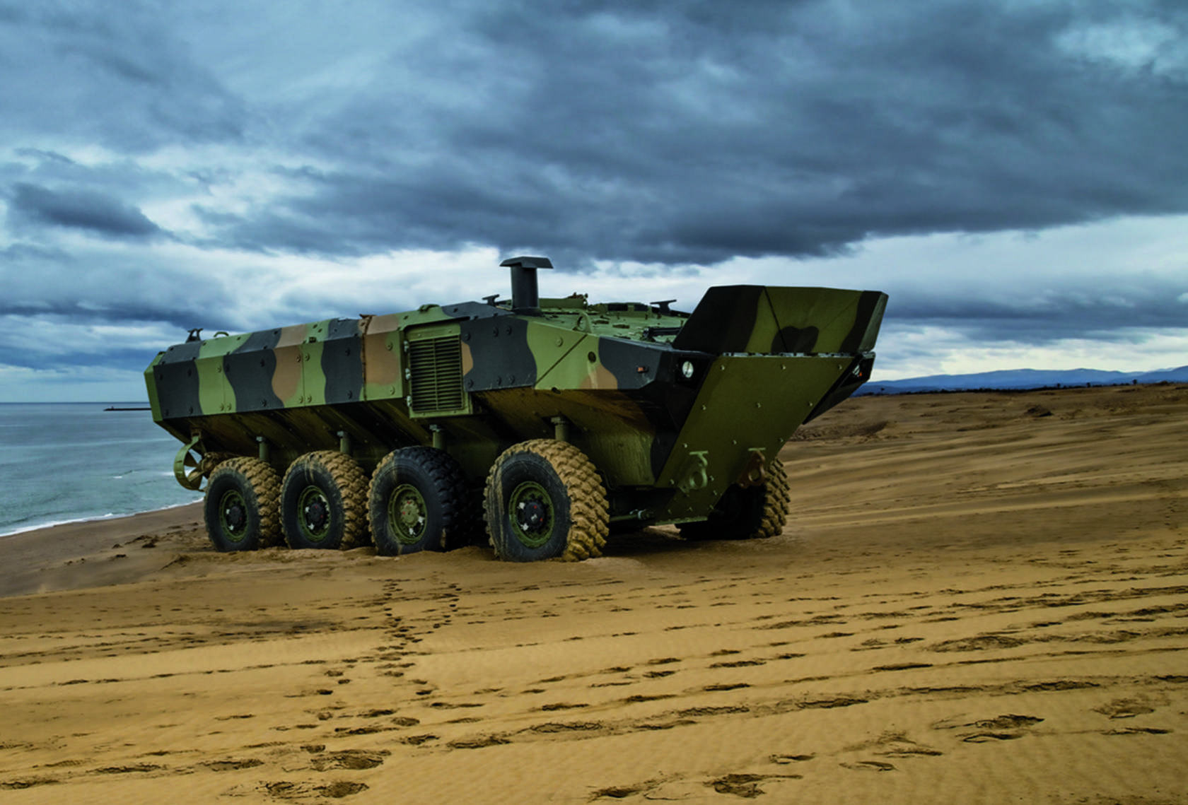 Iveco amphibious armored vehicle