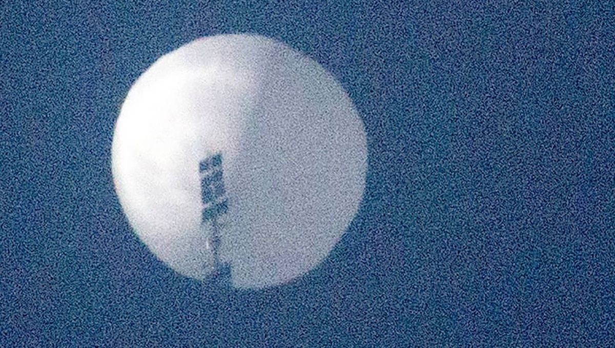 suspected Chinese spy balloon