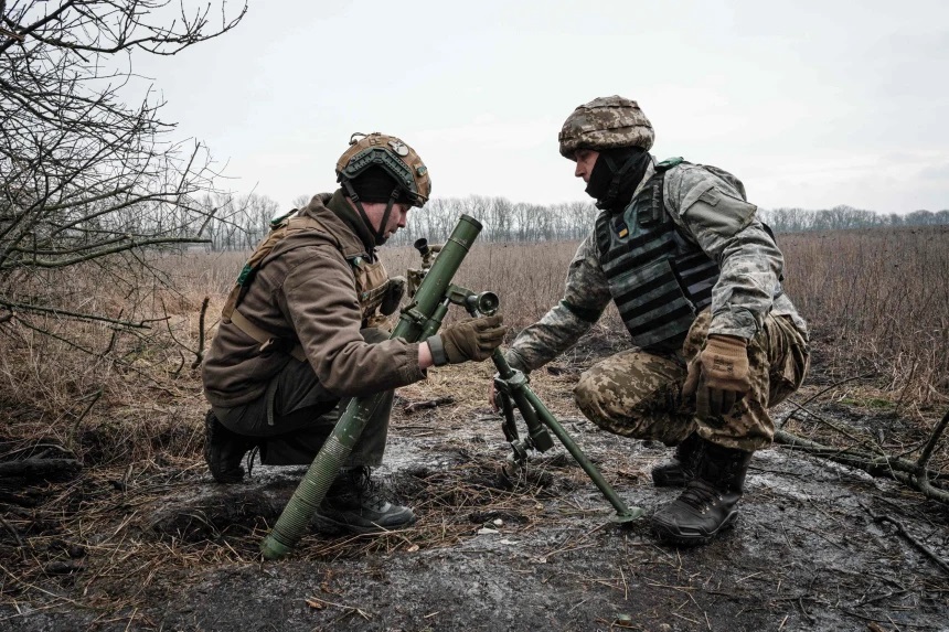 Ukrainian soldiers