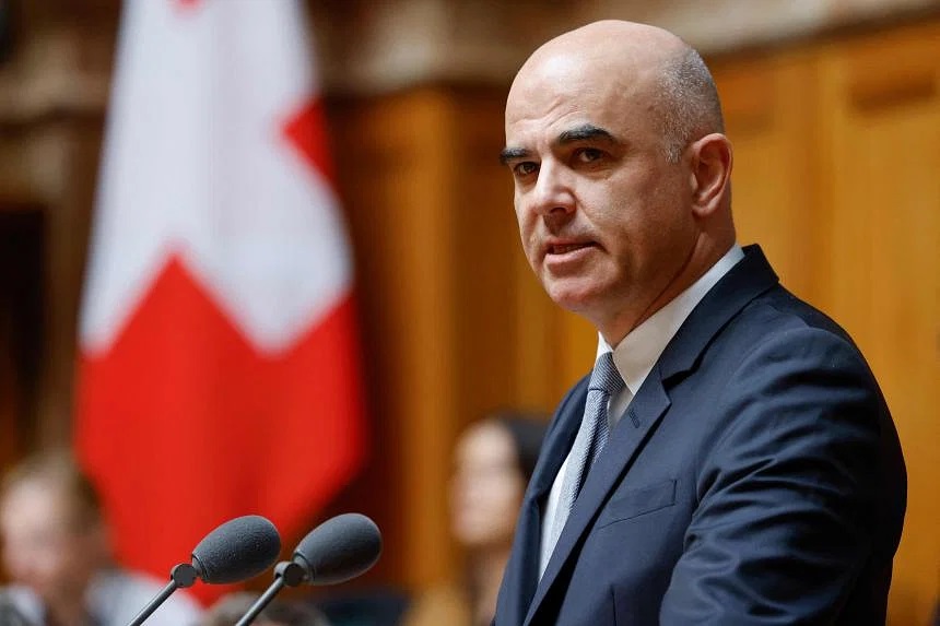 Swiss president Alain Berset