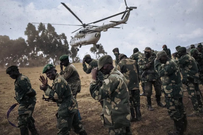 Congolese army soldiers