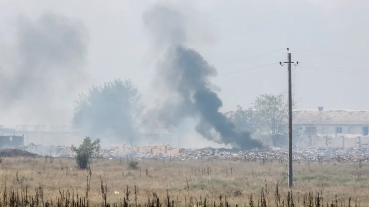 Ukrainian drone attack