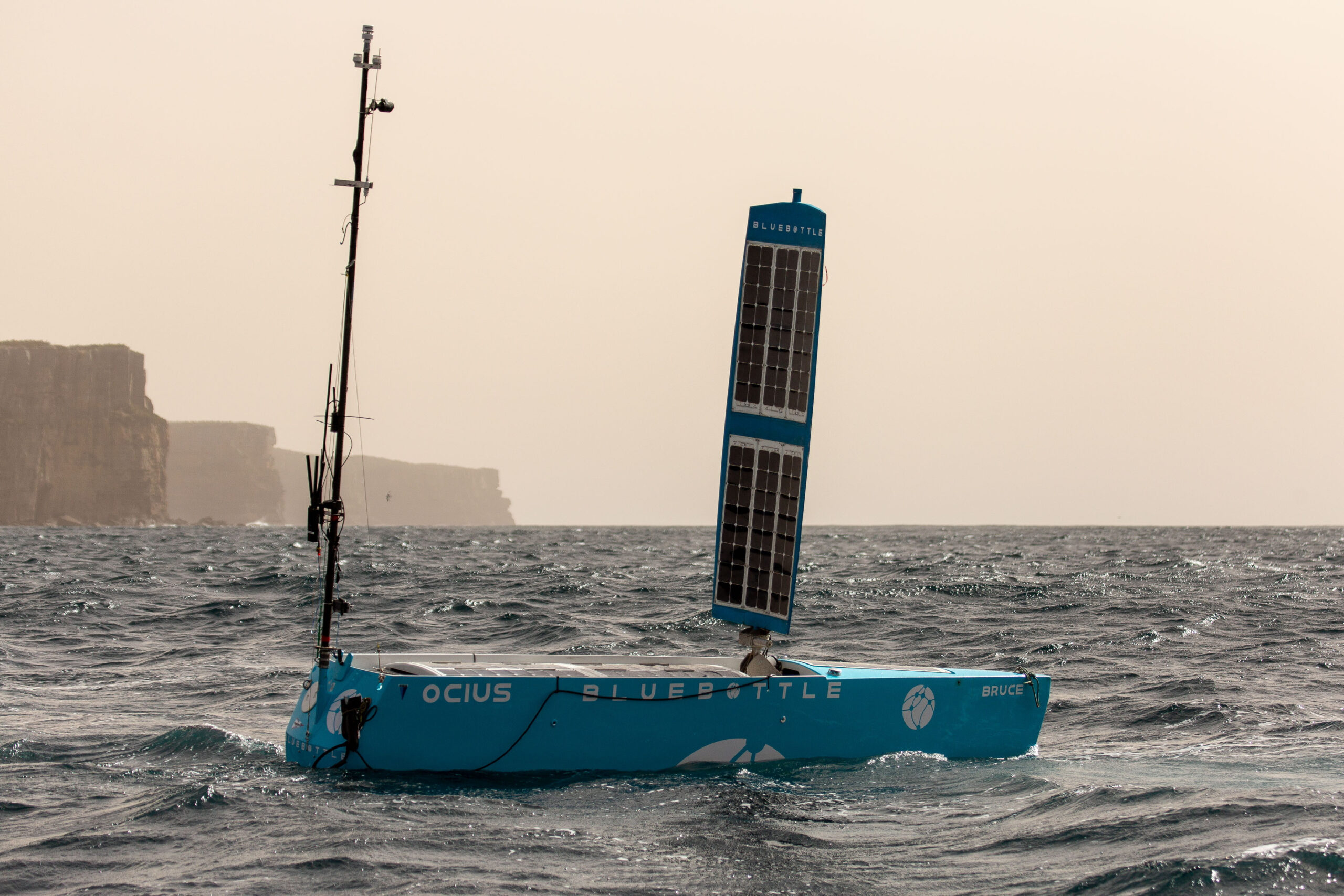 The Bluebottle Unmanned Surface Vessel operates in Jervis Bay during Autonomous Warrior 2018. *** Local Caption *** Autonomous Warrior 2018 was a major demonstration designed to examine the potential of robotic, autonomous and uninhabited systems, in support of Defence operations in coastal environments. It combined an exhibition, trials and exercising in-service systems. The dynamic industry exhibition provided an opportunity for industry to showcase its latest technology and capabilities, the Autonomy Strategic Challenge (also known as The Wizard of Aus) featured a set of multi-national scientific trials, whilst Navy and Army exercised their in-service autonomous and unmanned assets. Held under the auspices of the Five Eyes The Technical Cooperation Program (TTCP), Autonomous Warrior 2018 was led by Defence Science and Technology (DST) and supported by the Royal Australian Navy. It was held betwen the 5th  23rd November, 2018 at HMAS Creswell and surrounding Defence-controlled areas in Jervis Bay, Australian Capital Territory.