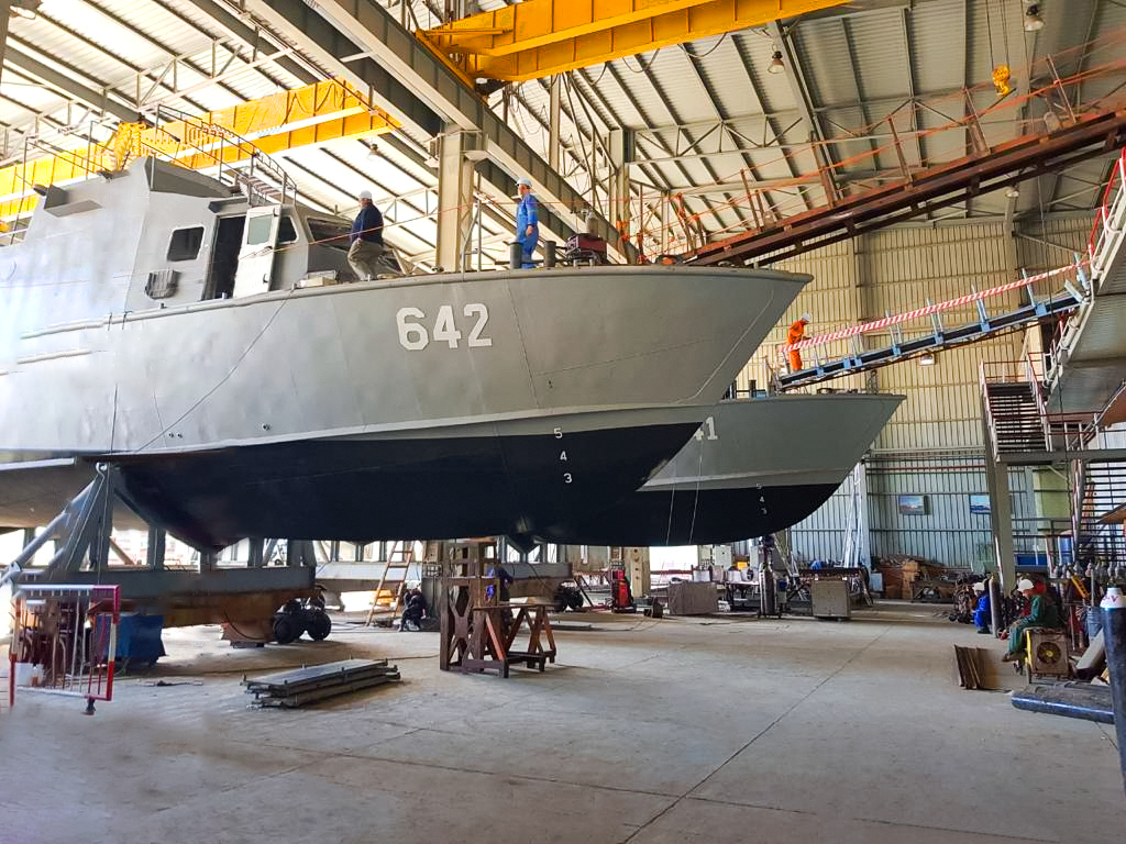 Co-production for 28m Coastal Patrol Craft (CPC) in Egypt is moving forward in full speed. Swiftships 28m CPC is becoming the world's most co-produced vessel in its class. 50 are expected to be delivered by 2025.