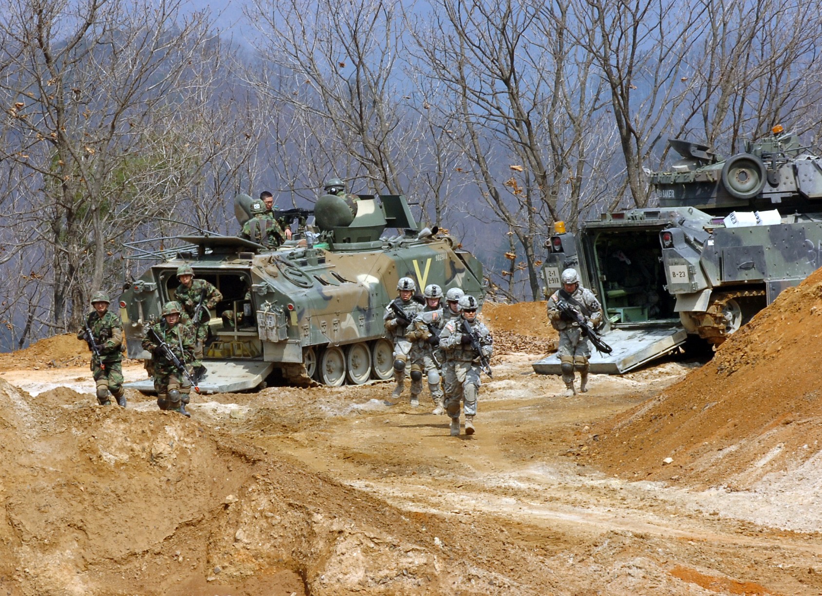US and South Korean soldiers