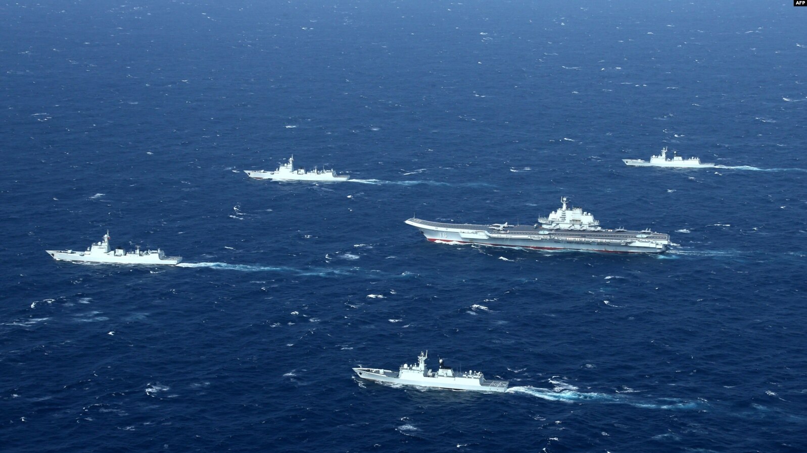 Chinese navy formation