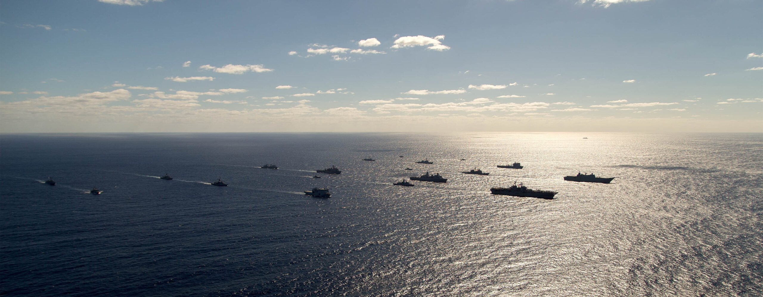 Navy Ships from Australia, United States of America and New Zealand come together in formation at the completion of Exercise Talisman Saber 17. *** Local Caption *** The Talisman Saber series of exercises is the principal Australian and United States Military Training activity focused on the planning and conduct of mid-intensity high end war fighting. Exercise Talisman Saber is the largest combined, joint military exercise undertaken by the Australian Defence Force (ADF) and provides invaluable experience to ADF personnel to improve combat training, readiness and interoperability, exposing participants to a wide spectrum of military capabilities and training experiences. The biennial exercise was conducted for the seventh time in 2017, involving more than 30,000 US and Australian participants, operating in the maritime, land and air environments.