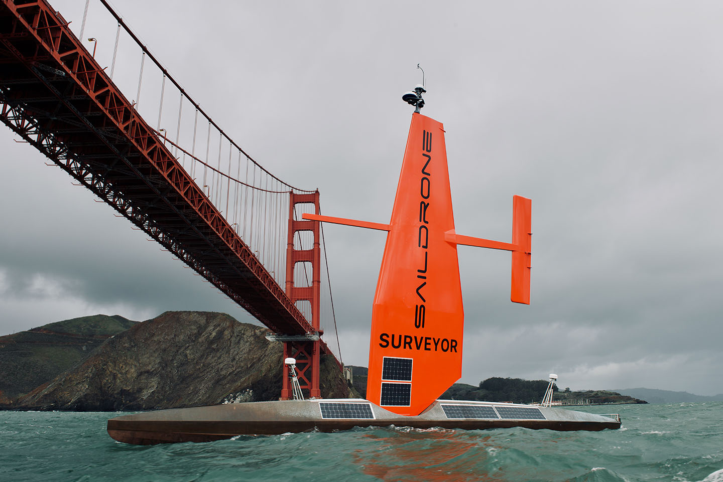Surveyor surface drone. Photo: Saildrone