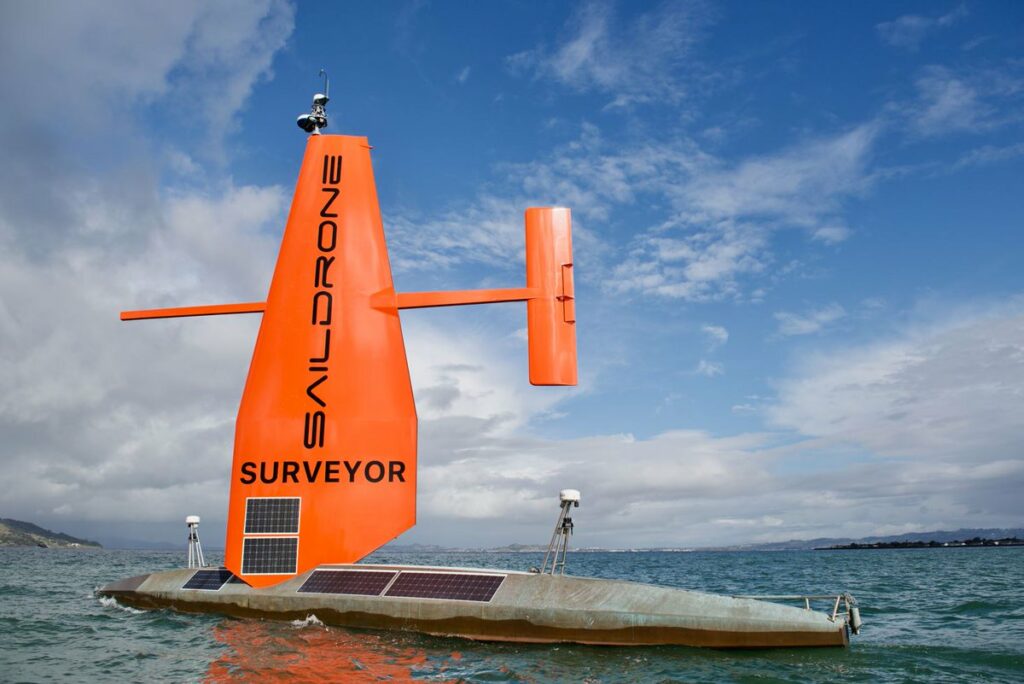 Surveyor surface drone. Photo: Saildrone