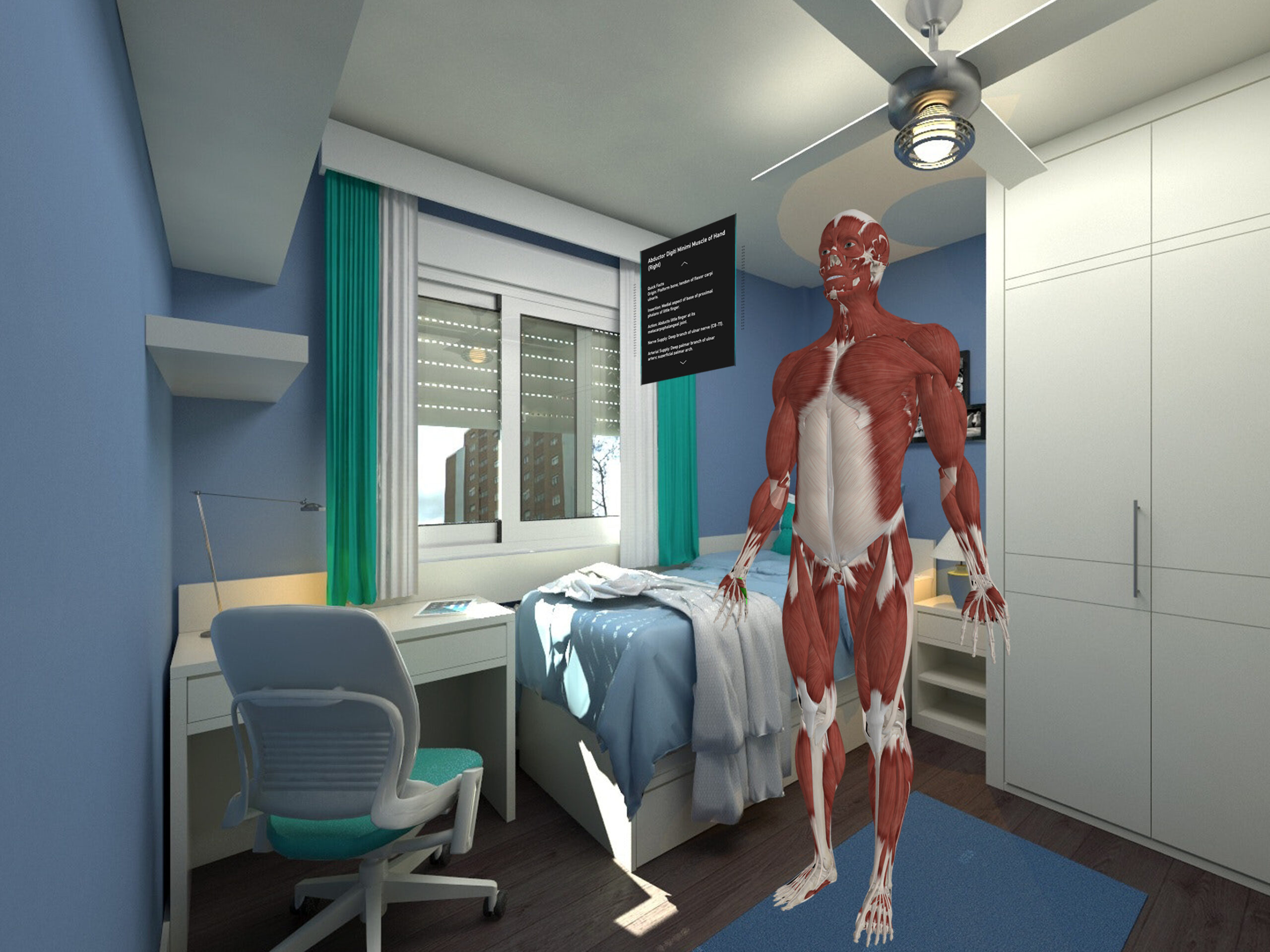 Extended reality HoloHuman model