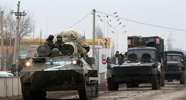 Russian military vehicles