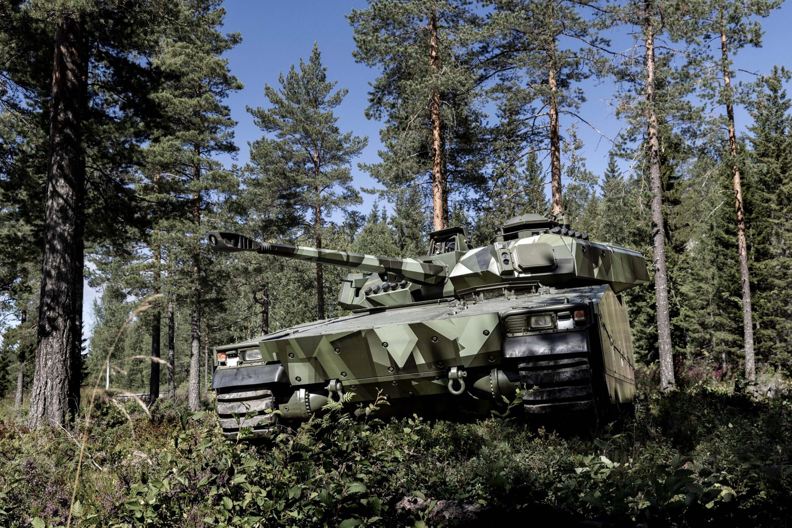 CV90 MkIV infantry fighting vehicle.