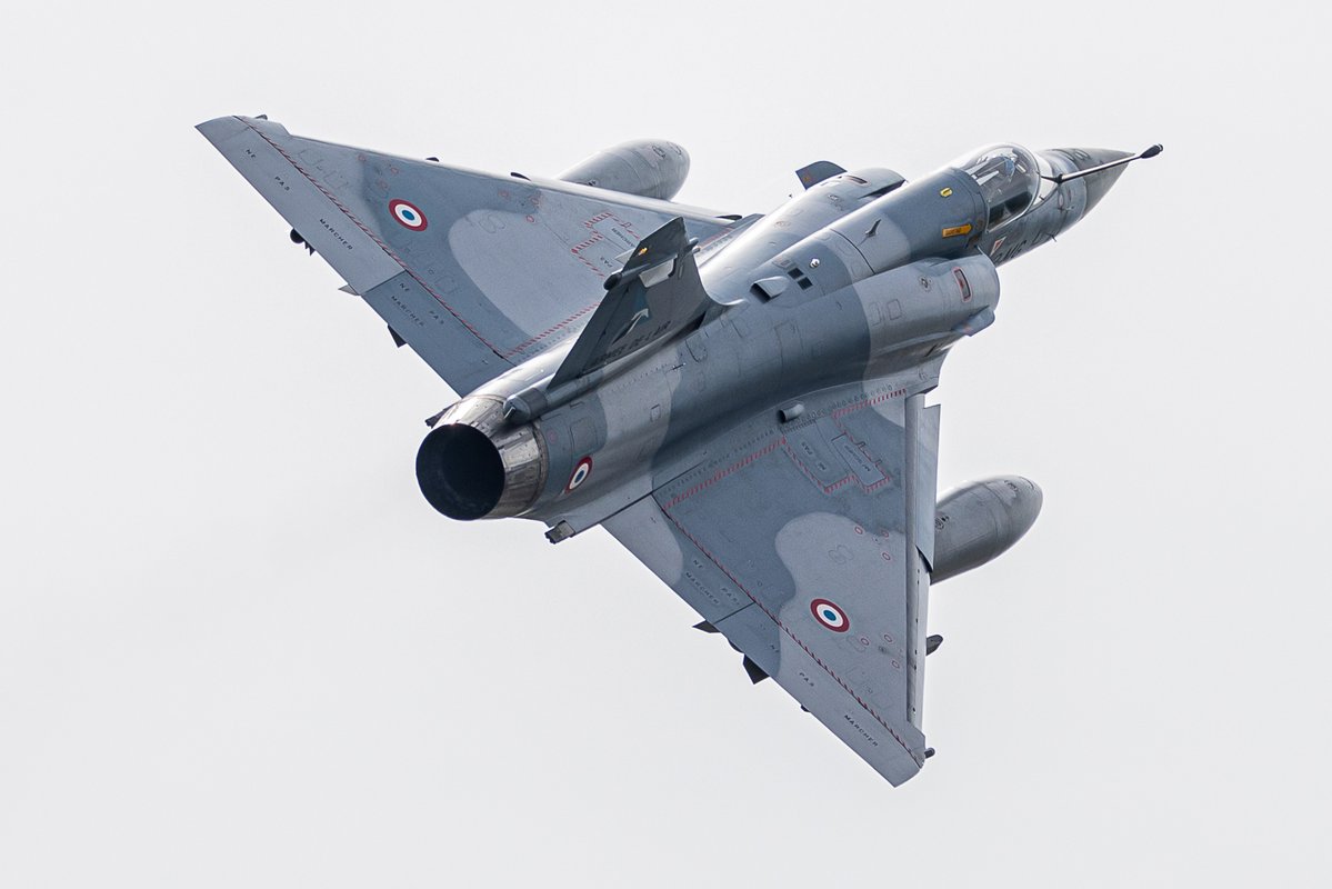 French Air and Space Force Mirage arrives at Rovaniemi Air Base, Finland ready for exercise Arctic Challenge