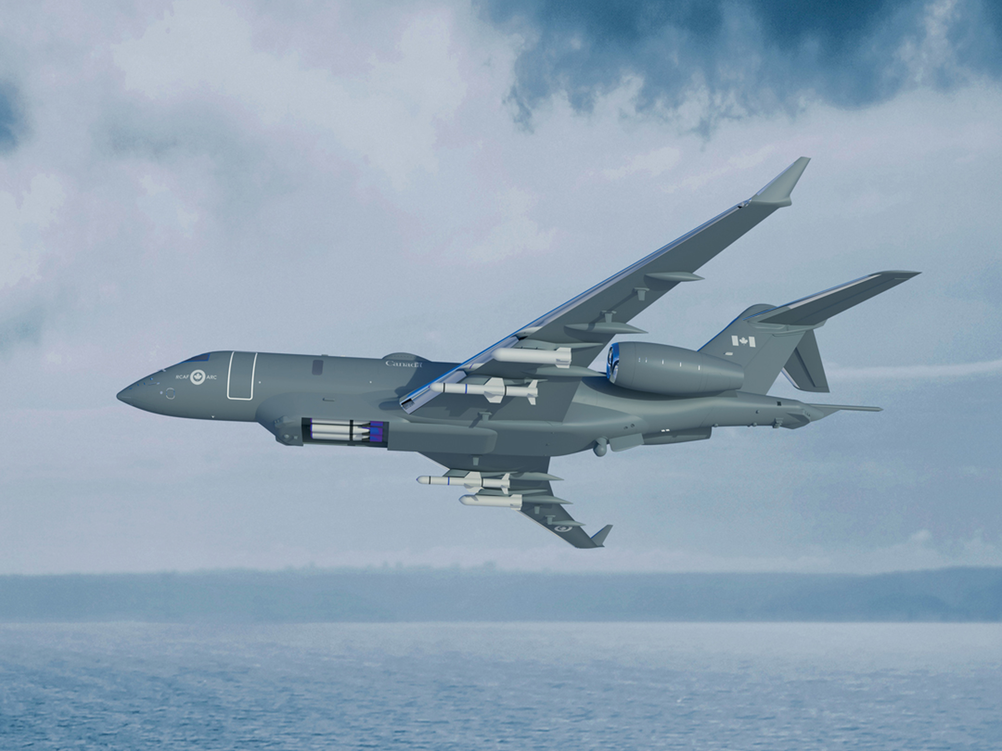 Concept of future Canadian Multi-Mission Aircraft based on Global 6500 platform. Photo: Bombardier Defense