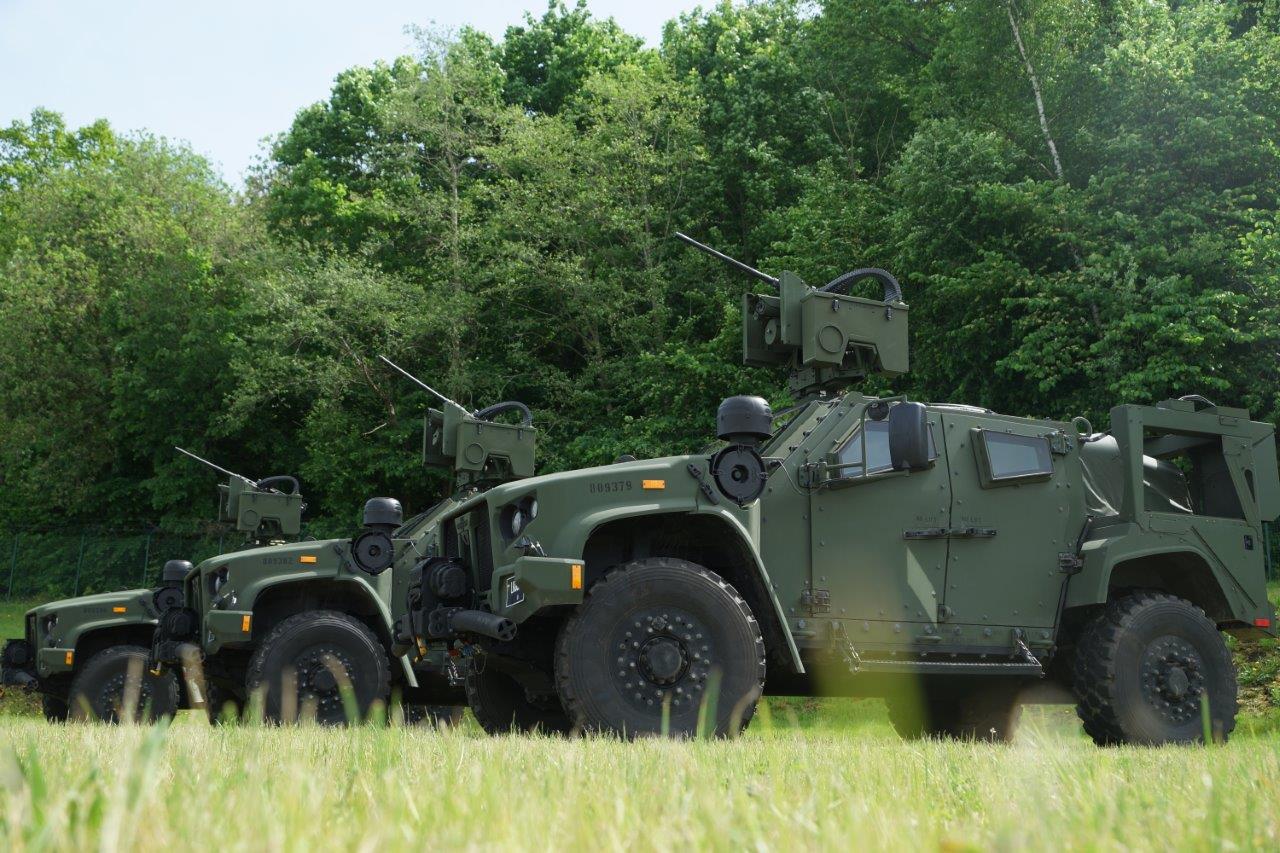 JLTV armored all-terrain vehicles of the Lithuanian army