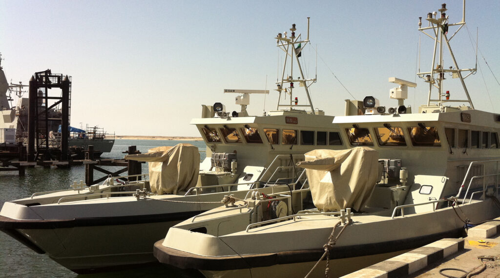 24-meter fast gun boats.