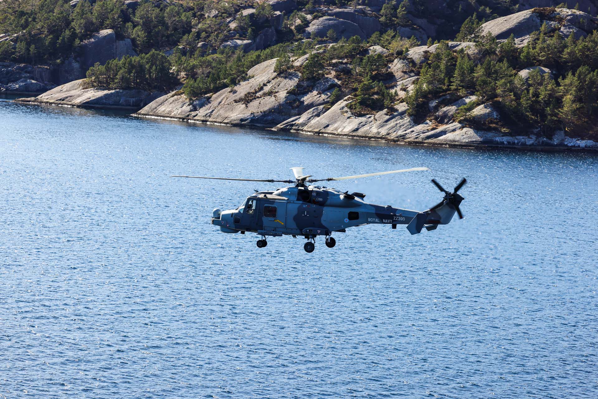 Wildcat over the fjords
