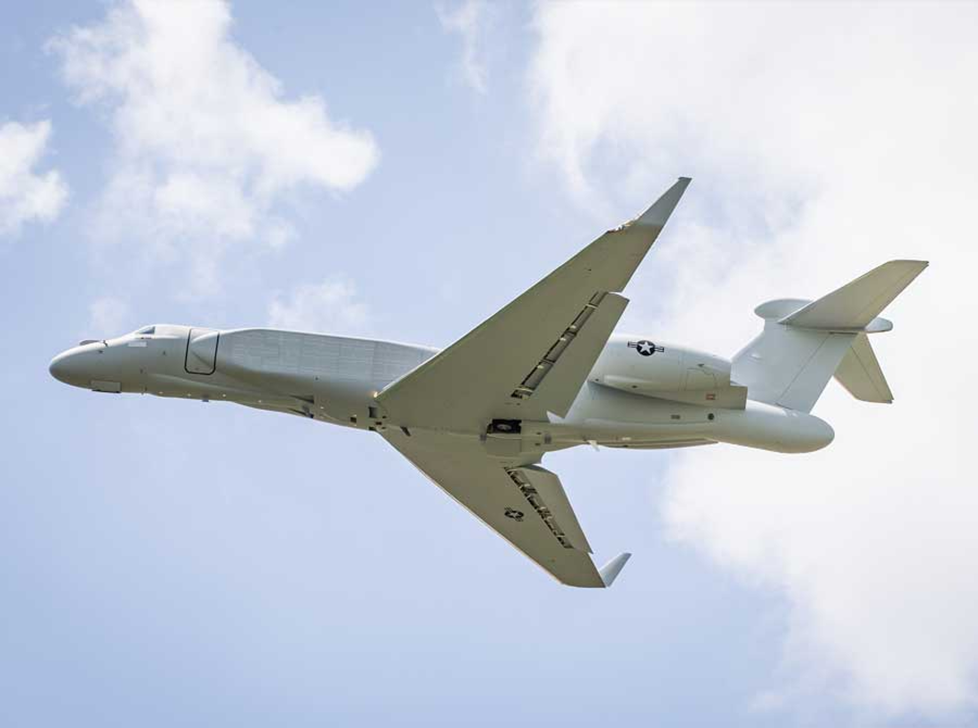 EC-37B Compass Call Cross Deck electronic warfare aircraft