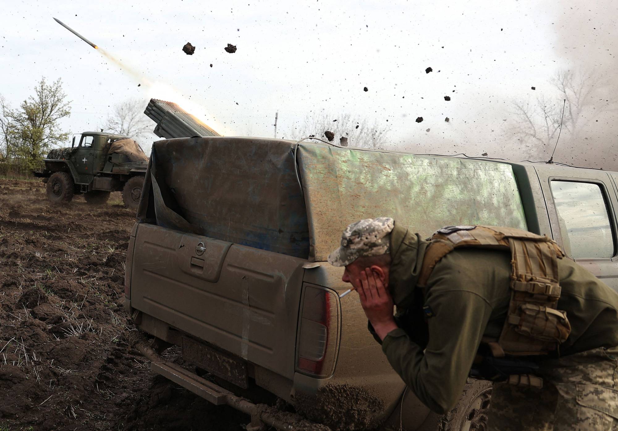 Ukrainian artillery