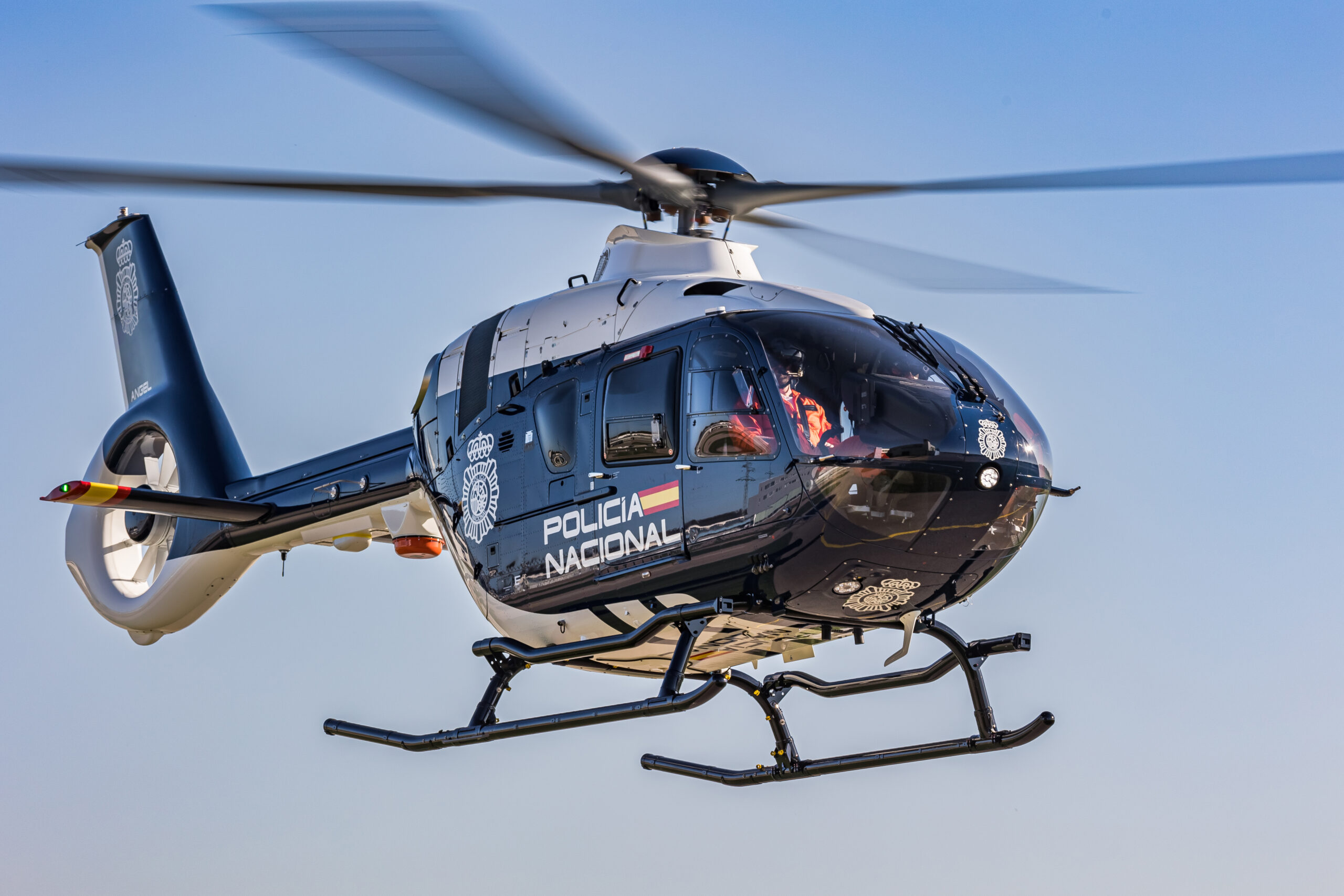 Spanish Guardia Civil and National Police's H135 helicopter.