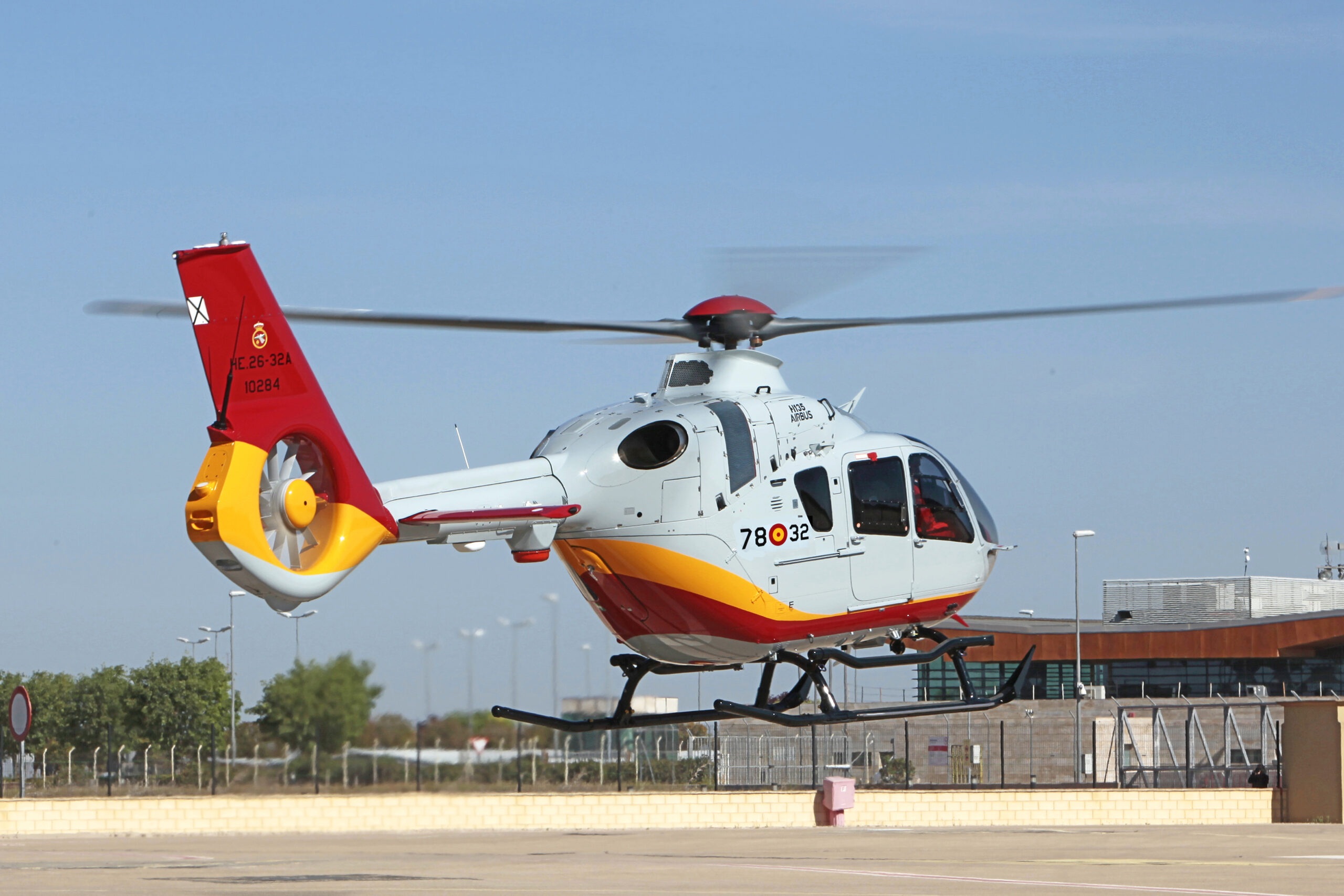 Spanish Air and Space Force's H135 helicopter.
