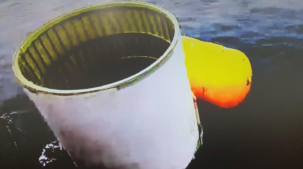 Alleged wreckage of North Korean satellite