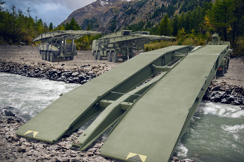 Python military bridge system