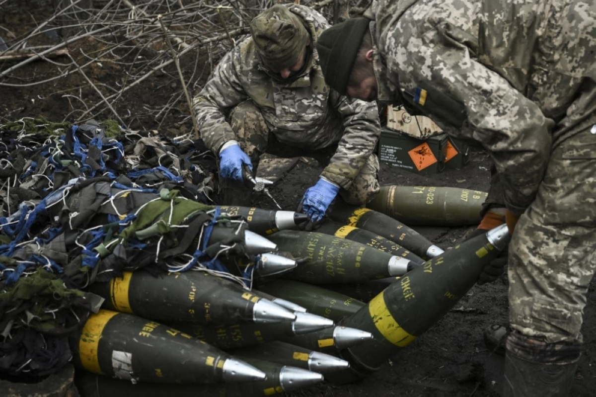 Ukrainian soldiers