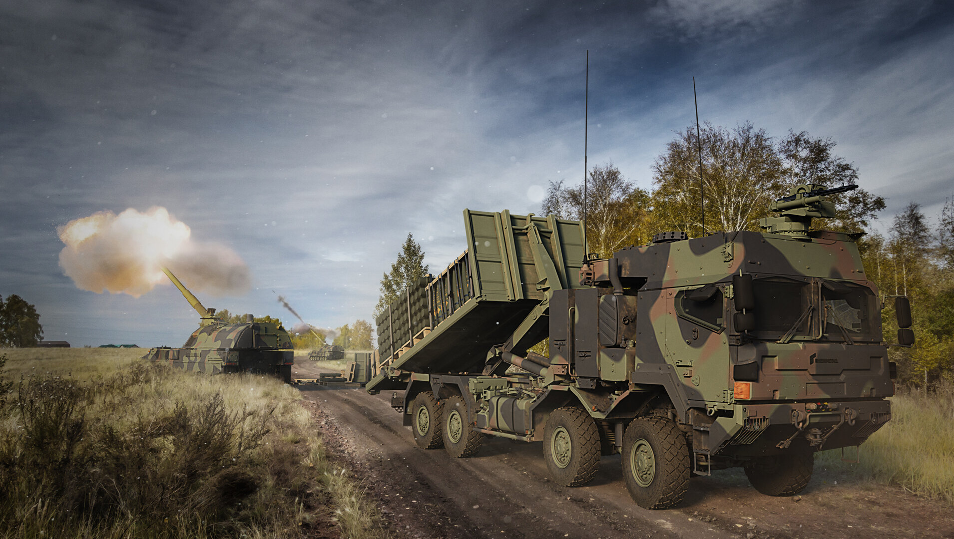 Rheinmetall's swap-body military truck