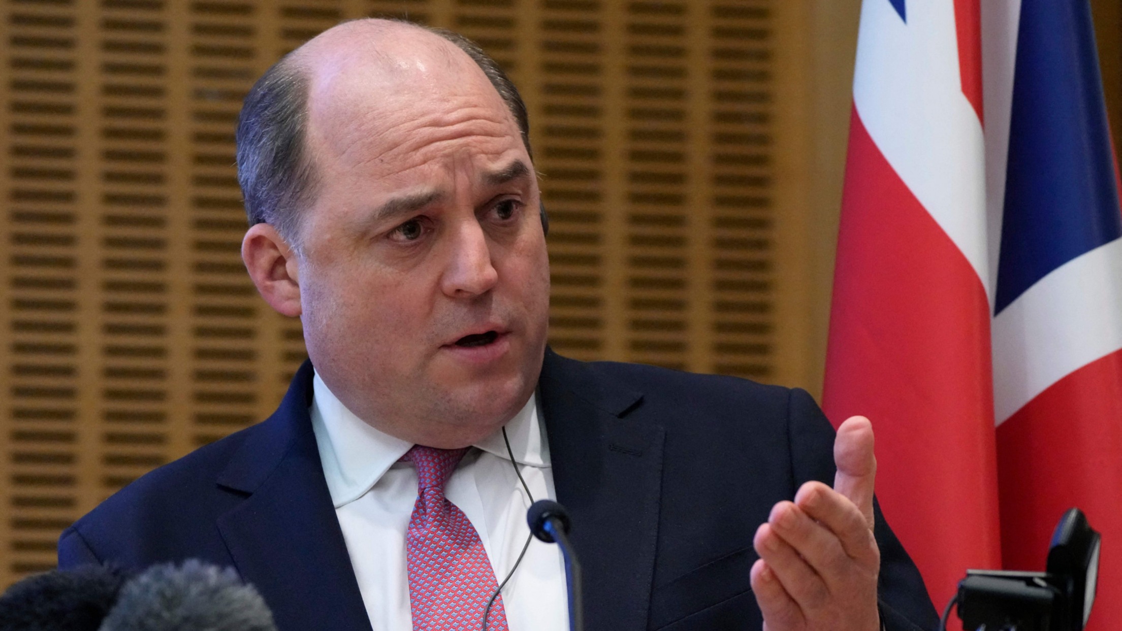 UK defense secretary Ben Wallace
