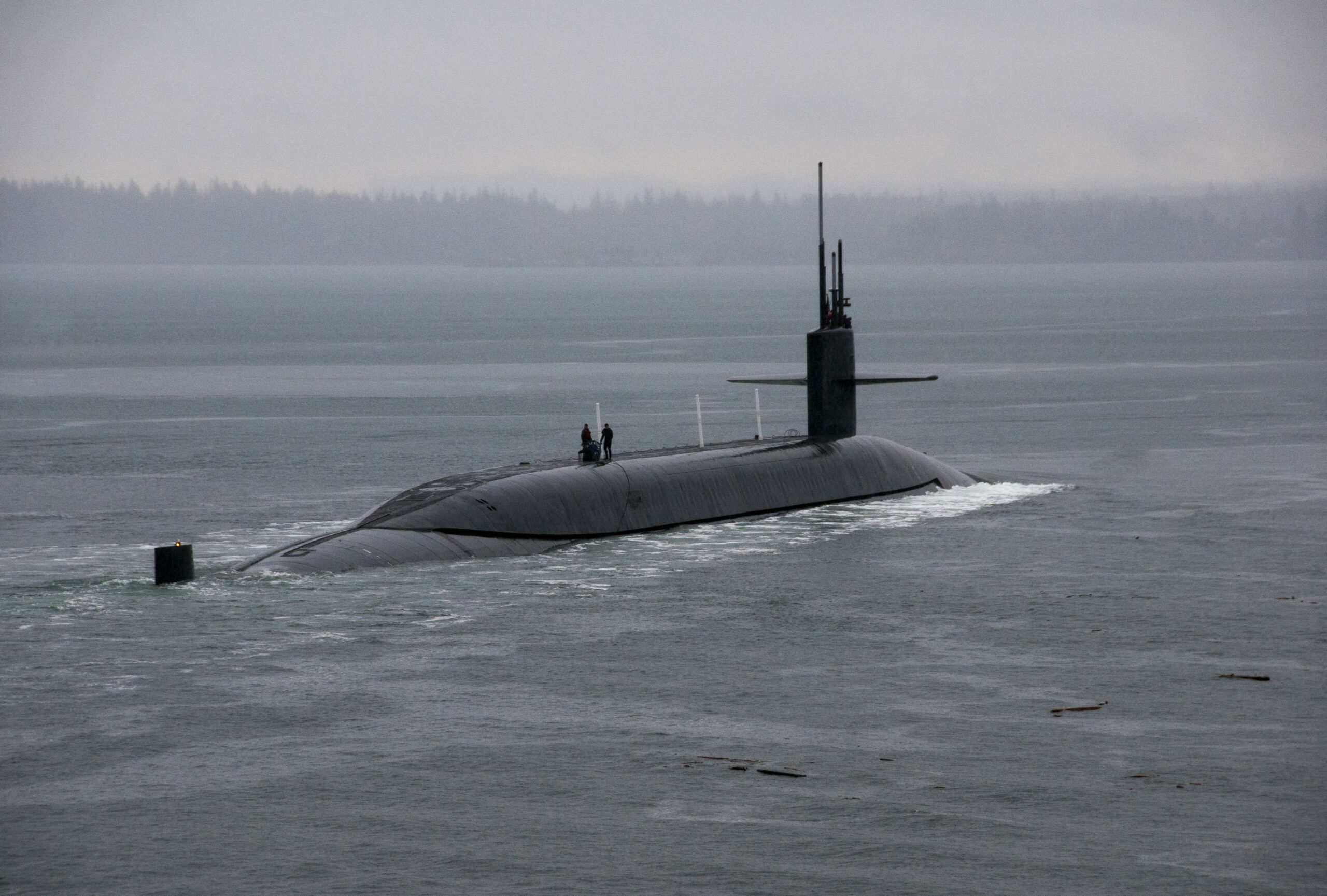 The Ohio-class ballistic-missile submarine USS Kentucky (SSBN 737)