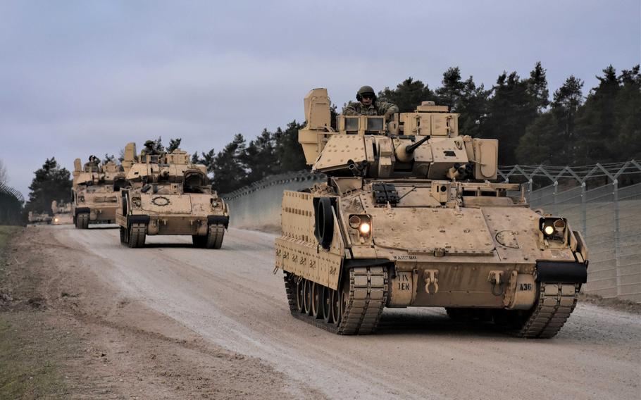 Bradley armored vehicles