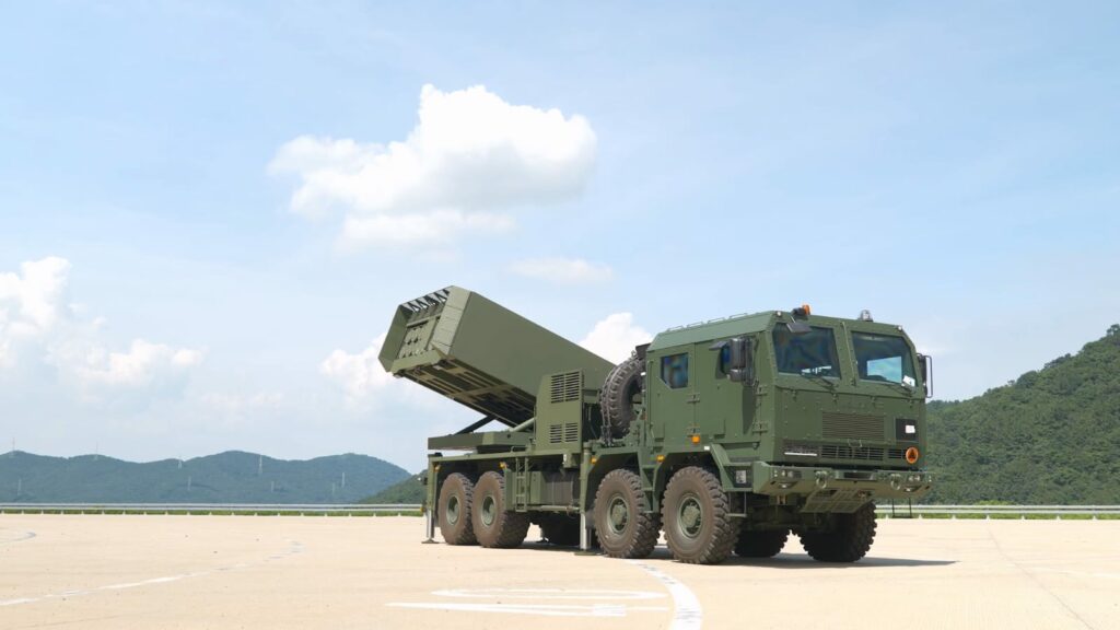 Polish K239 Chunmoo multiple launch rocket system (Homar-K)