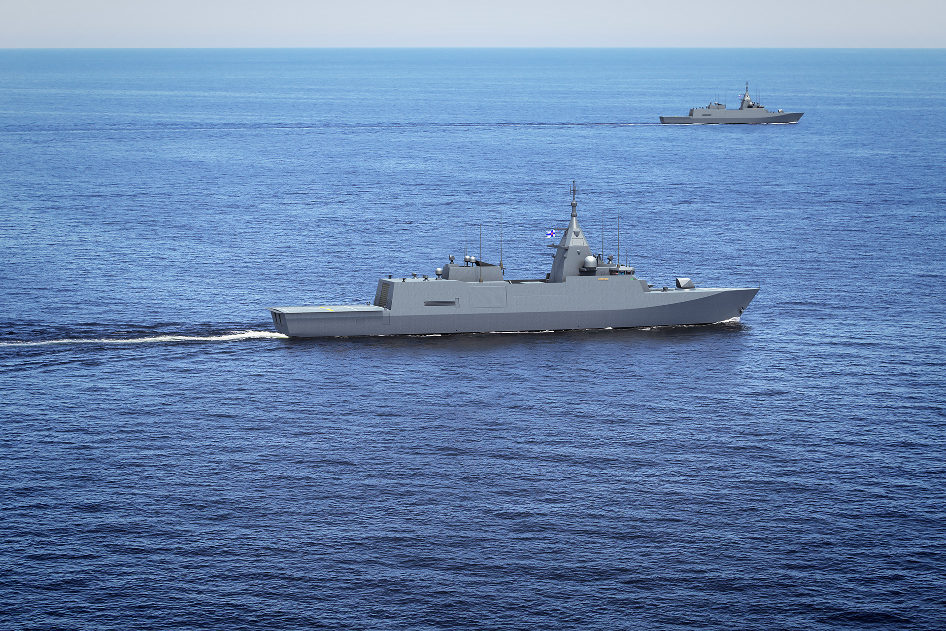 Concept of Finnish Navy's future Pohjanmaa-class corvettes